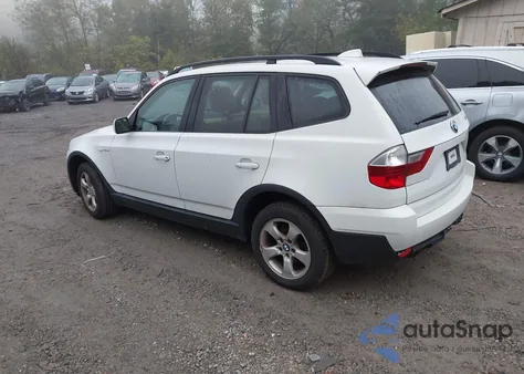 2007 BMW X3 3.0Si z USA, uszkodzony, nr VIN WBXPC93487WJ00995